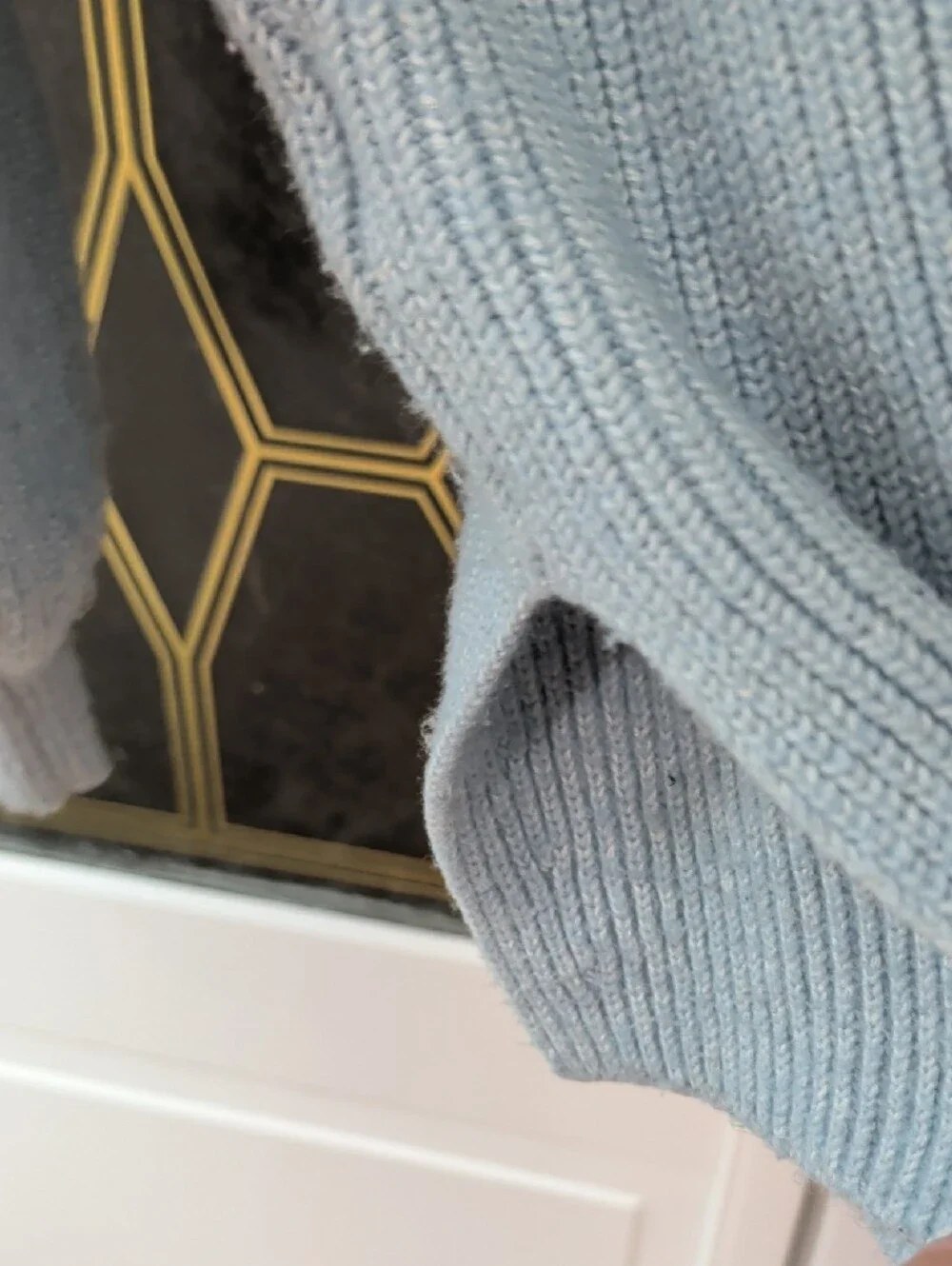 GAP Light Blue Women's Crewneck Sweater